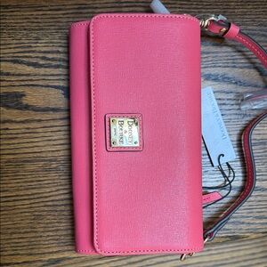 Dooney & Bourke Bubblegum Pink Wallet Crossbody